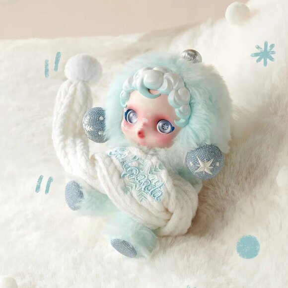 POP MART SKULLPANDA Winter Symphony Series Plush Song of Snow - Sealed Box - Picture 3 of 5